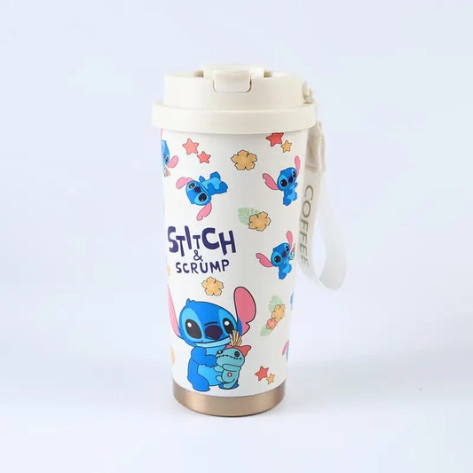 Sticlă termoizolantă albastră din inox - 600 ml