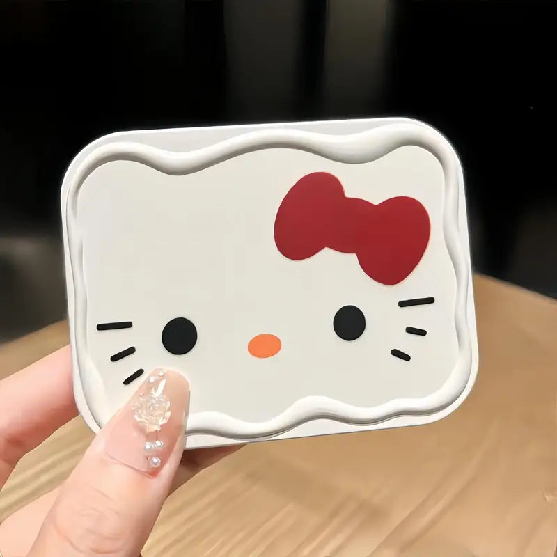 Cutie cu oglindă pliabilă și pieptene