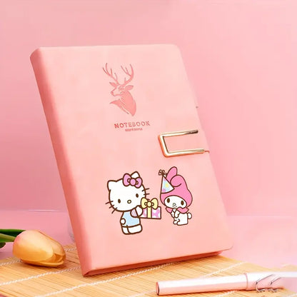Agendă cu design animat - roz