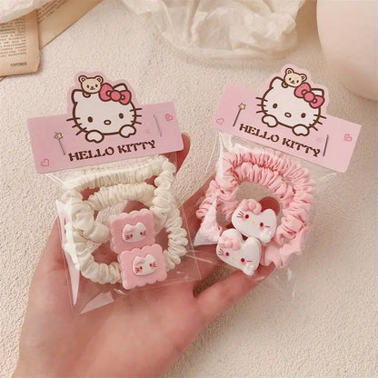 Set 12 accesorii de păr – elastice și clame