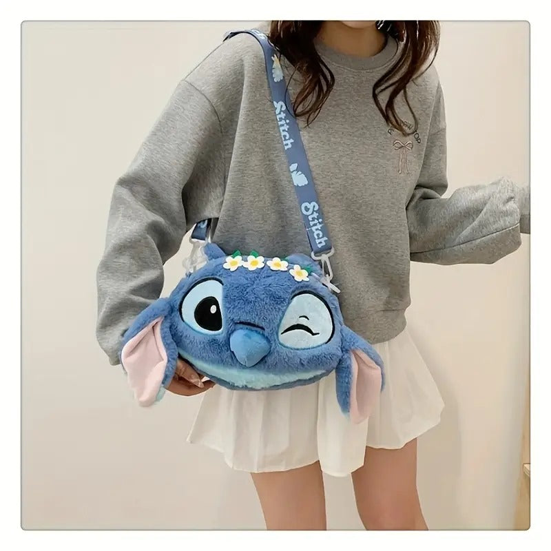 Geantă crossbody din pluș