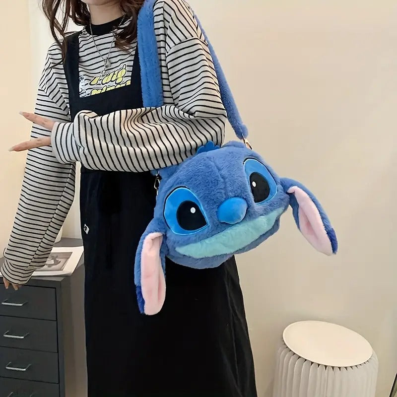 Geantă crossbody din pluș