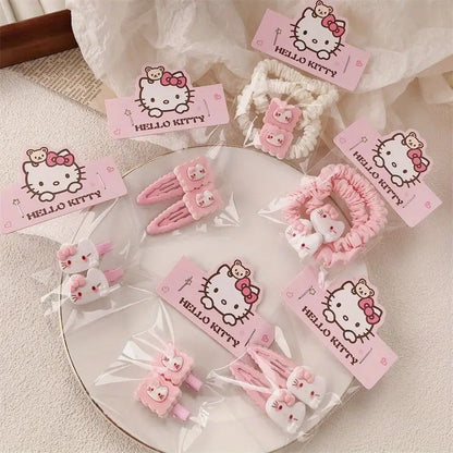 Set 12 accesorii de păr – elastice și clame