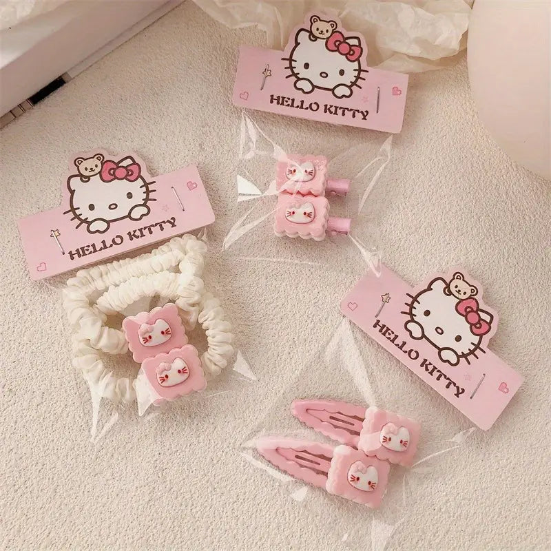 Set 12 accesorii de păr – elastice și clame